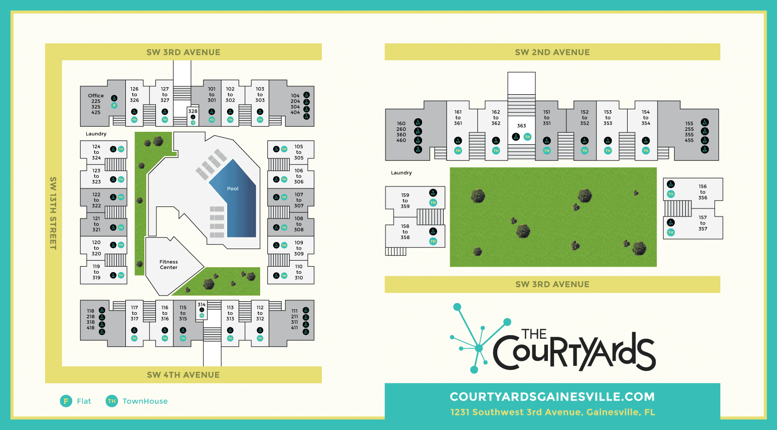 Community Layout of The Courtyards